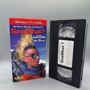 RARE VHS Tape ~ Warren Millers SnoWhat? 1993 Skiing